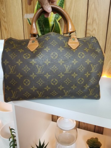 DE COLECCIÓN LOUIS VUITTON EE. UU. French Co Talon Speedy 30 Bolso de Mano Lona  - Imagen 1 de 9