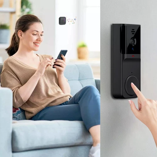 Smart WiFi Wireless Video Doorbell Security Streaming Camera Door Bell Intercom - Picture 15 of 17
