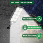 LED Solar Light Motion Sensor 3 Modes Flood Lamp Outdoor Street Wall Yard Garden — photo 7