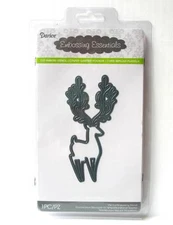 Darice Christmas Cutting Dies REINDEER Die Cut Embossing Stencil Sizzix 2014-36