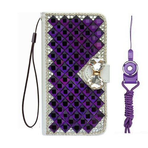For Moto G Stylus 5G 2021/2022/G Pure Leather Flip Wallet Phone Bling Case Cover - Picture 26 of 31