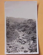 1920's Kahili Valley Honolulu Nielen TH Hawaii 3 1/2" x 5 7/8" 