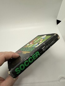 Soccer Nintendo Complete NES Black Box Hang Tab 5 Screw Near Mint Cart & Manual