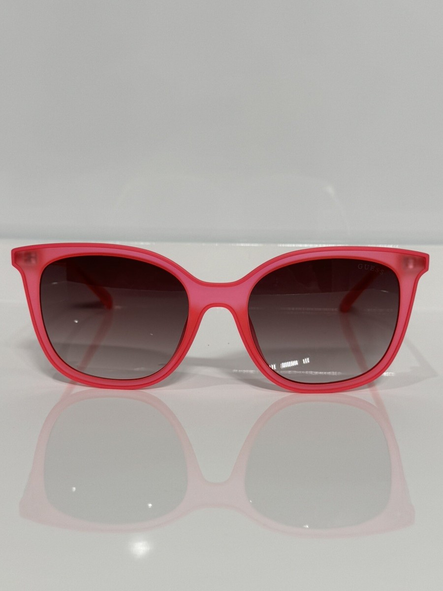 Guess GU3060 74F Hot Pink Big Round Acetate Woman display picture 3