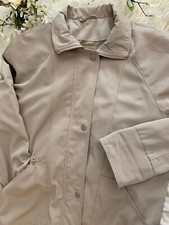 Classic Elements Rain Coat Beige Large 14-16 Nwot