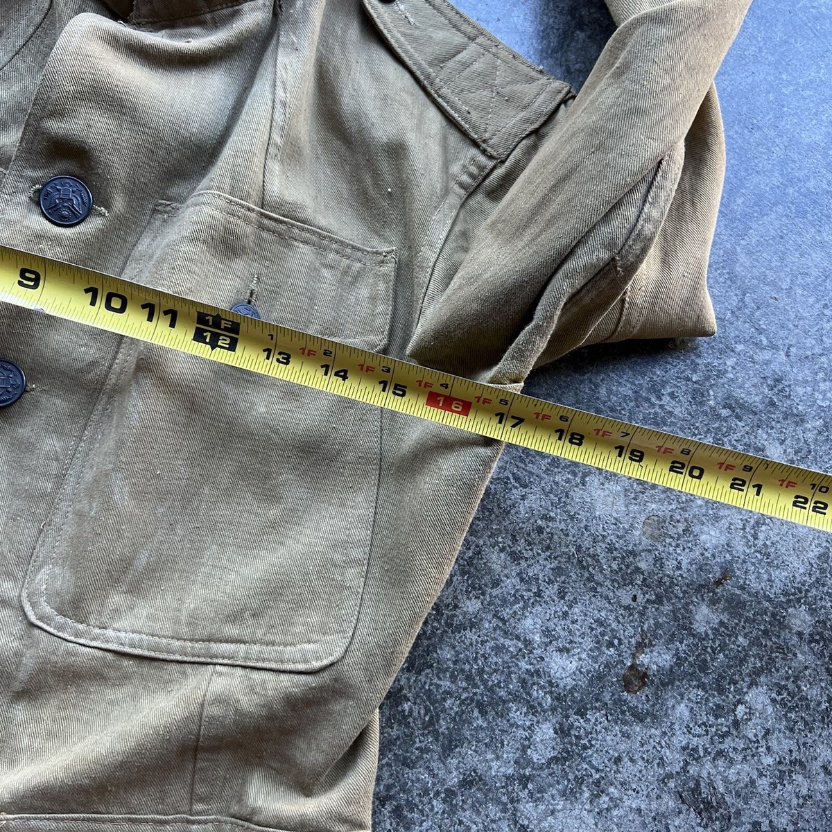 Vintage 1910s 20s WW1 World War 1 Service Tunic Jacket Vintage 1910s 20s WW1 World War 1 Service Tunic Jacket