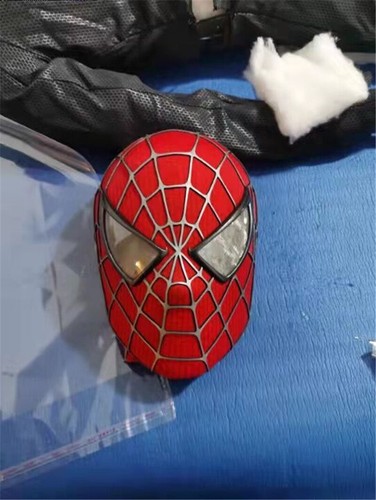 Classic Raimi Spider-man Helmet Cosplay 3D Mask Costume Halloween High Quality - Picture 8 of 12