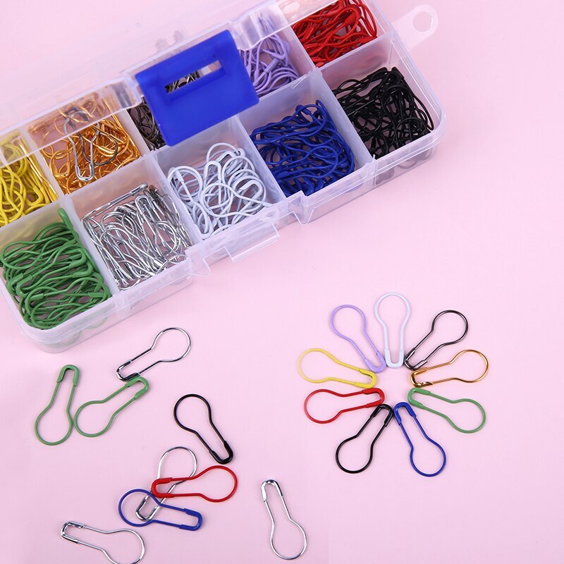 300PCS Knitting Crochet Stitch Marker Safety Pins DIY Sewing Tools