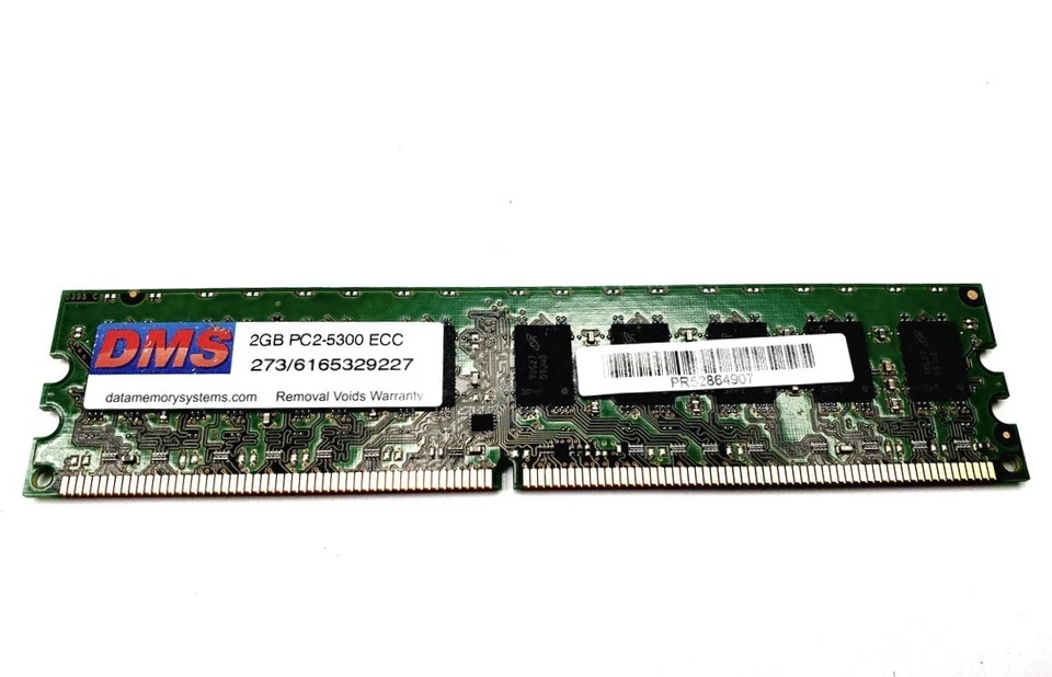 Micron 2GB 2RX8 PC2-5300E-555-13-G0 Memory Module MT18HTF25672AY-667G1 - Image 3 of 3