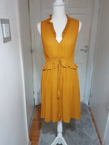 mustard yellow dress uk