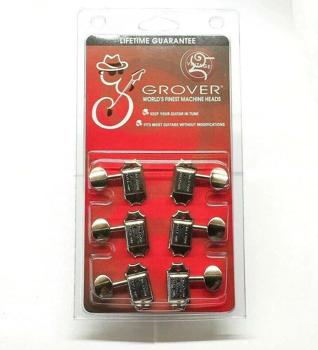 Mécaniques De Guitare GROVER 135N - Série Vintage Nickel