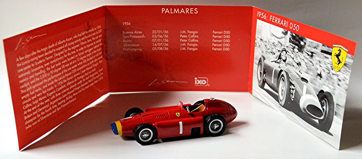 Ferrari D50 Formula1 World Champion 1956 #1 J.M. Fangio 1:43
