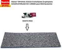Makita® 423316-0 Schleifplatte Graphitpllate Schleifunterlage 90X190MM 9920⭐⭐⭐⭐⭐