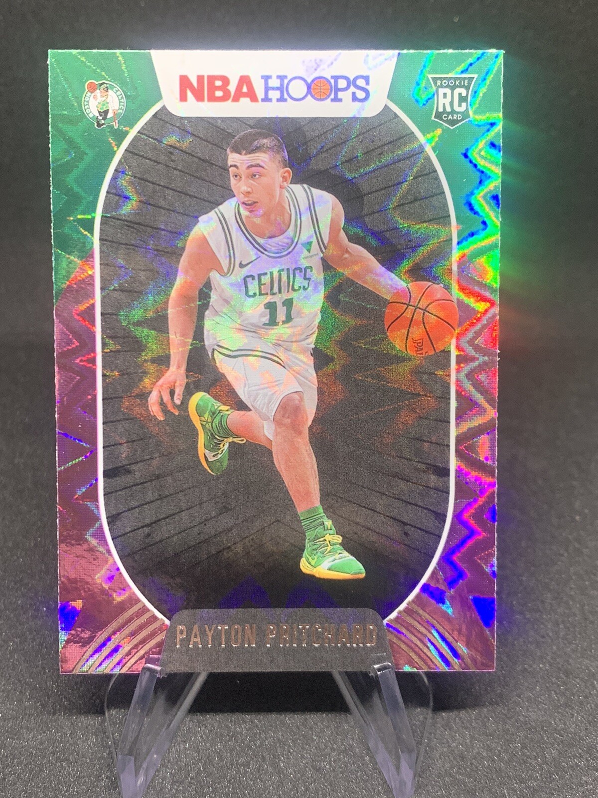 2020-21 Panini NBA Hoops - Purple Explosion Payton Pritchard #204 Rookie RC