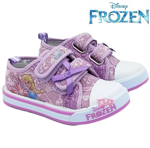 scarpe FROZEN da bambina ginnastica sportive in tela sneakers per bimba  strappo | eBay