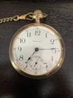 Antique WALTHAM 1883 P.S. Bartlett Gold G.F 17J