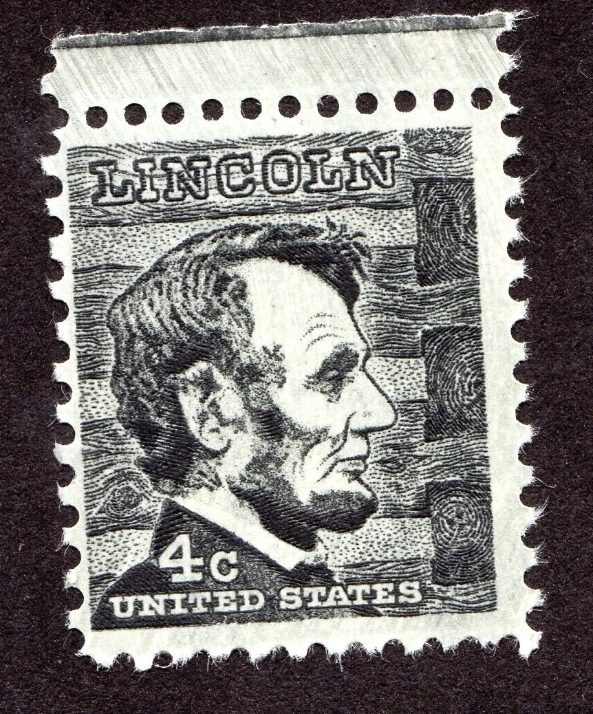 Abraham Lincoln 4 Cent Stamp In Unused Us Stamps (1941-Now) for