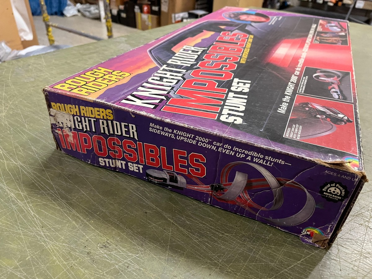 VTG Rough Riders Knight Rider Impossibles Stunt Set With Motorized