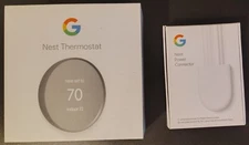 Google Nest Smart Thermostat, Charcoal with Power Connector
