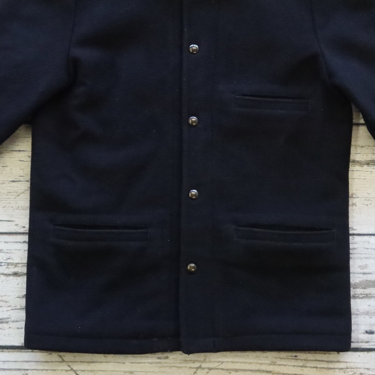 美品 wallace and barnes ミリタリージャケット 黒 Sサイズ J.Crew Wallace & Barnes Wool Jacket Size S Black | eBay