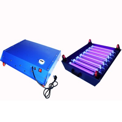 New Movable UV Exposure Unit for Silk Screen Printing 20''x24'' 110V w/8 LED Tubes