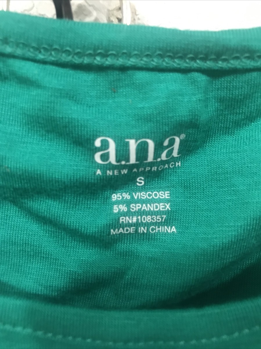 トップス Anna ANA - WOMEN - TANK TOP - Green - SIZE Small (2-TW-2815) | eBay