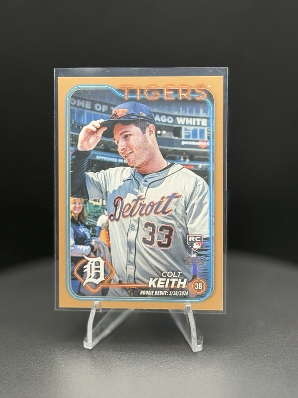 2024 Topps Update Gold Colt Keith US192 (/2024)