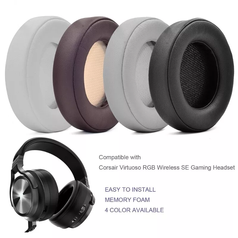 Replacement Ear Pads Cushion for Corsair Virtuoso RGB Wireless SE