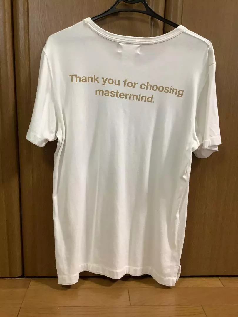 MASTERMIND JAPAN Skull Logo Circle T-Shirt Tops Men Size M White