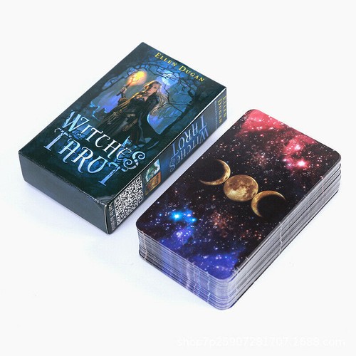 Mazo de tarot de brujas 78 cartas adivinación profeta cartas familia y fiesta juegos - Imagen 7 de 12