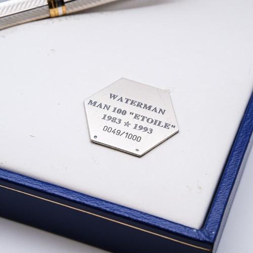 Waterman – Man 100 Etoile – Limited edition N49 - fountain pen - FP F NIB 18K - Picture 14 of 14
