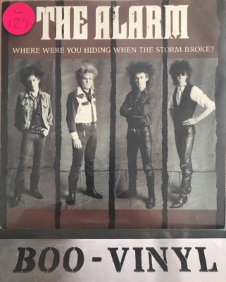 ALARM Where Were You Hiding When The Storm Broke 7'' VINYL UK Irs 1984 Ex