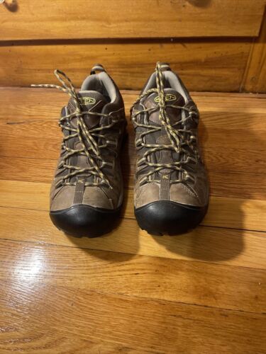 KEEN Targhee II Men's Hiking Boot 1000417 Brown / Golden Yellow Size 10.5 - Afbeelding 1 van 10