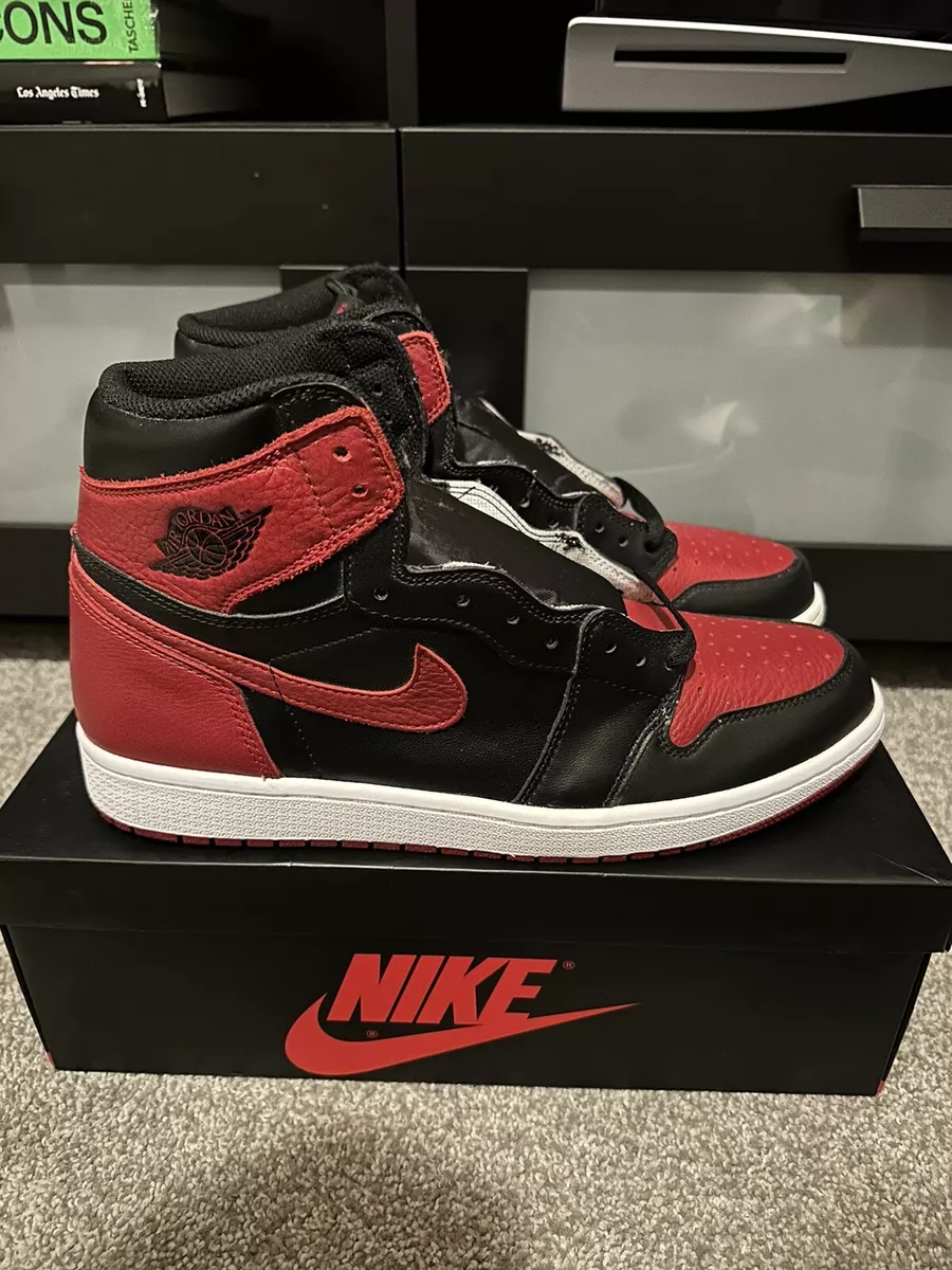 Nike Air 1 High OG Banned Bred 2016 (555088-001) Size 12 Brand New | eBay