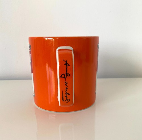 Andy Warhol Campbell’s Chicken Soup Mug - Pop Art Iconic Design - 4.5” Diameter - Picture 2 of 10