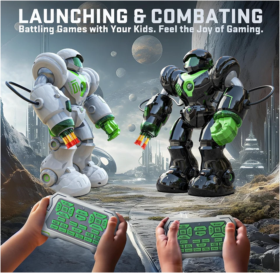 Smart Programmable Robot Toy LED Expressions Missile Launch STEM Kids Ages 5–10 - Image 4 of 4