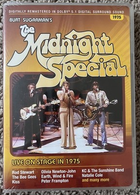 The Midnight Special Live on Stage In 1975 (DVD) Bee Gees, Kiss - Brand New!!!