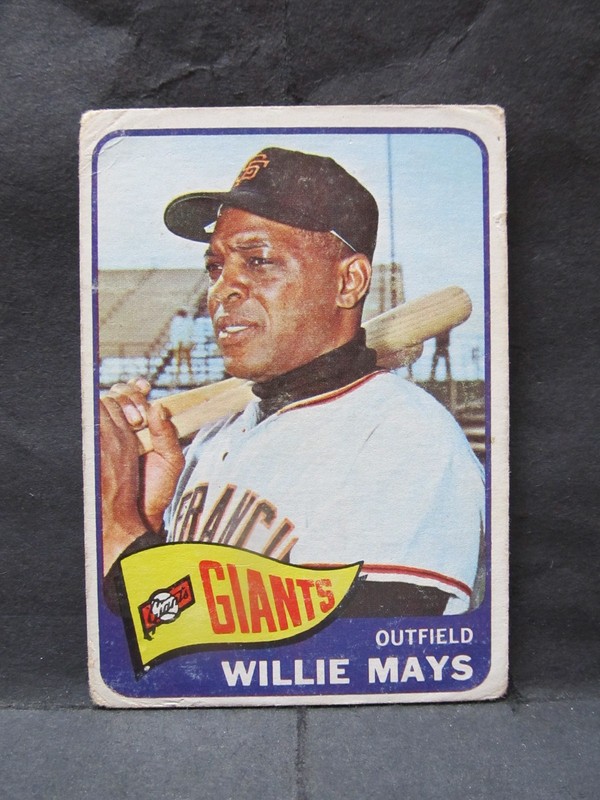 1965 Topps - WILLIE MAYS #250   GIANTS   HOF VG SOFT CORNERS