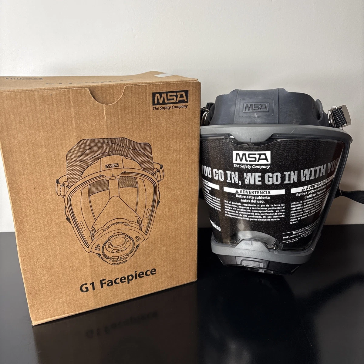 MSA G1 Facepiece Respirator [P/N 10156462] Size: Medium | Brand
