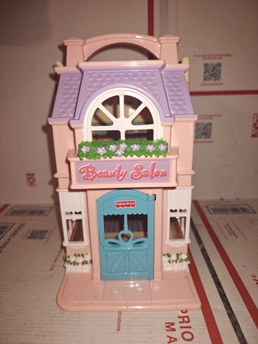 Fisher Price Sweet Street salone di bellezza negozio di animali mobili bambola 2001 - Foto 4 di 6