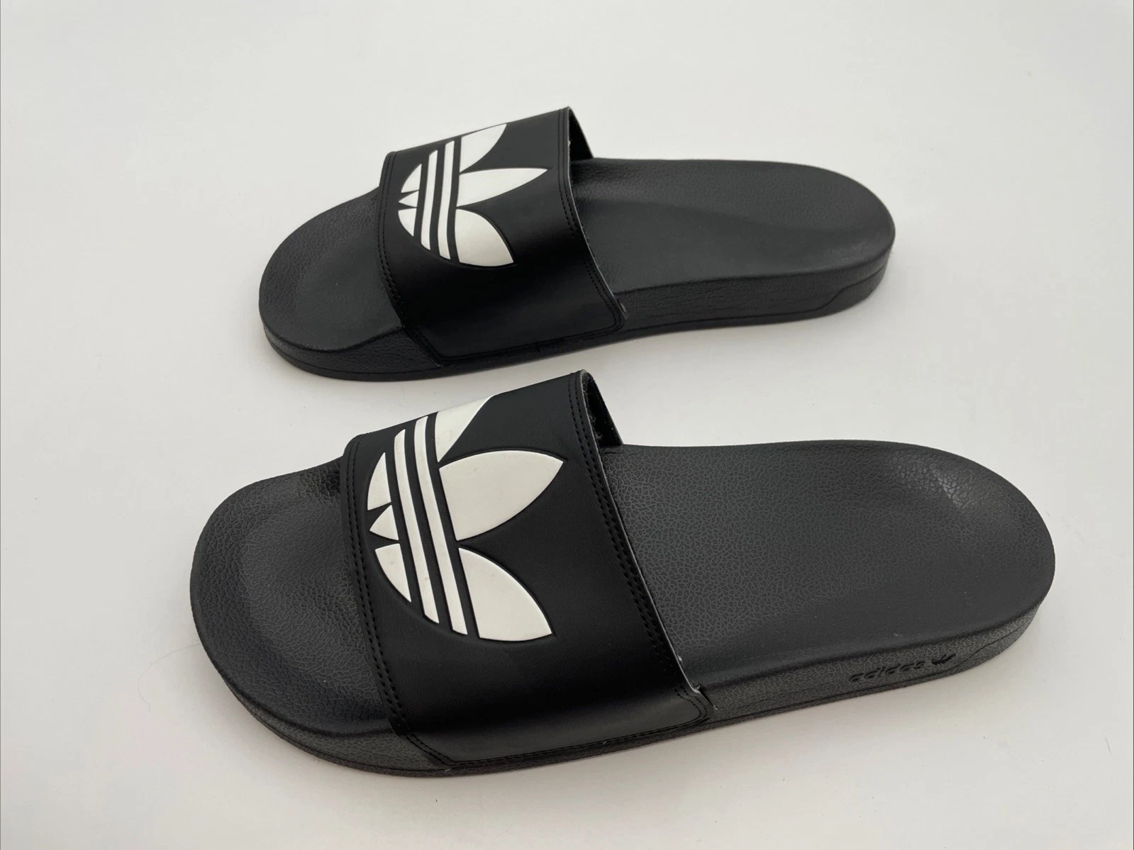 Adidas Adilette Lite sandali slide uomo taglia 14 nero bianco FU8298