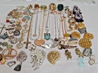 Vintage Costume Jewelry Lot Mixed Necklaces Bracelets Earrings =11