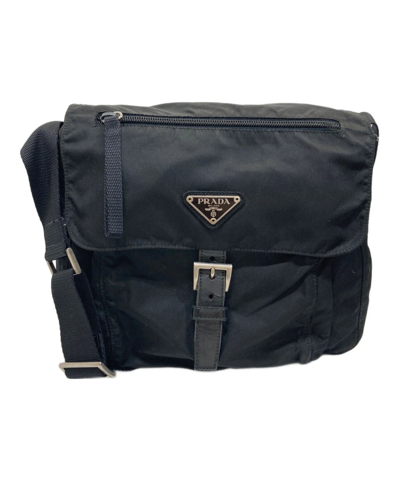 Prada — Prada NERO BT1738 Nylon Black Messenger Bag #TFB7203