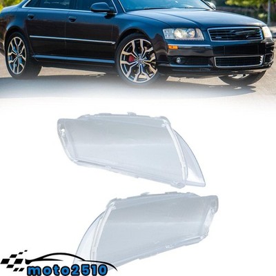 2pcs Streuscheibe Kappen Scheinwerferglas L+R Gehäuse Für Audi A8 D3 2005-2010