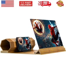 14‘’ Screen Magnifier for Smartphone, Mobile Phone 3D Magnifier Screen Expand...