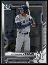 2021 Bowman Draft #BDC-121 Alexander Vargas Chrome