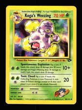 Koga's Weezing 50/132 Unlimited Uncommon Gym Challenge Pokemon 2000 MP Sugimori on eBay