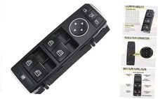 Front Driver Side Power Window Switch Master Control Button Compatible with