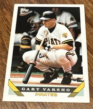 Gary Varsho 1993 Topps #326 Pittsburgh Pirates MLB - Free Shipping. NM