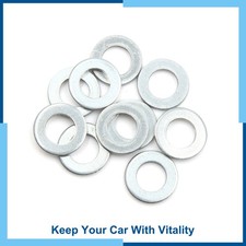 10 Pcs Engine Oil Crush Washers Drain Plug Gaskets 10mm Id. 18mm Od. For Car 10 Pcs Engine Oil Crush Washers Drain Plug Gaskets 10mm Id. 18mm Od. For Car